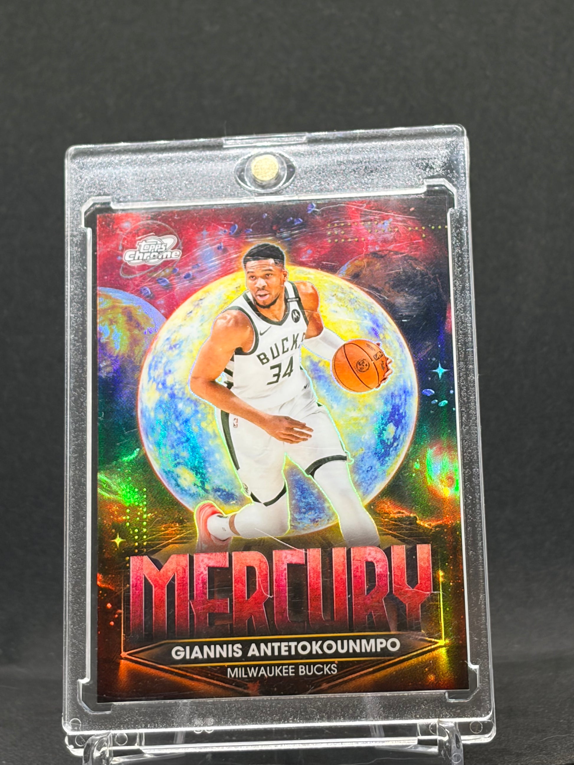 2025-26 Topps Chrome Cosmic Planetary Pursuit Giannis Antetokounmpo